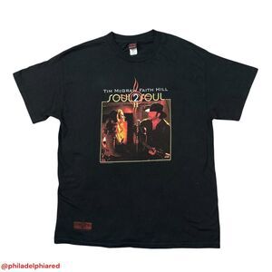 Vintage Y2K 2006 Tim Mcgraw Faith Hill soul 2 soul country music tour t-shirt L